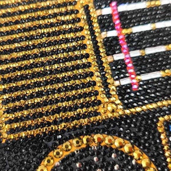 Neiman Marcus Rhinestone Black Boombox Clutch Handbag - Picture 4 of 4